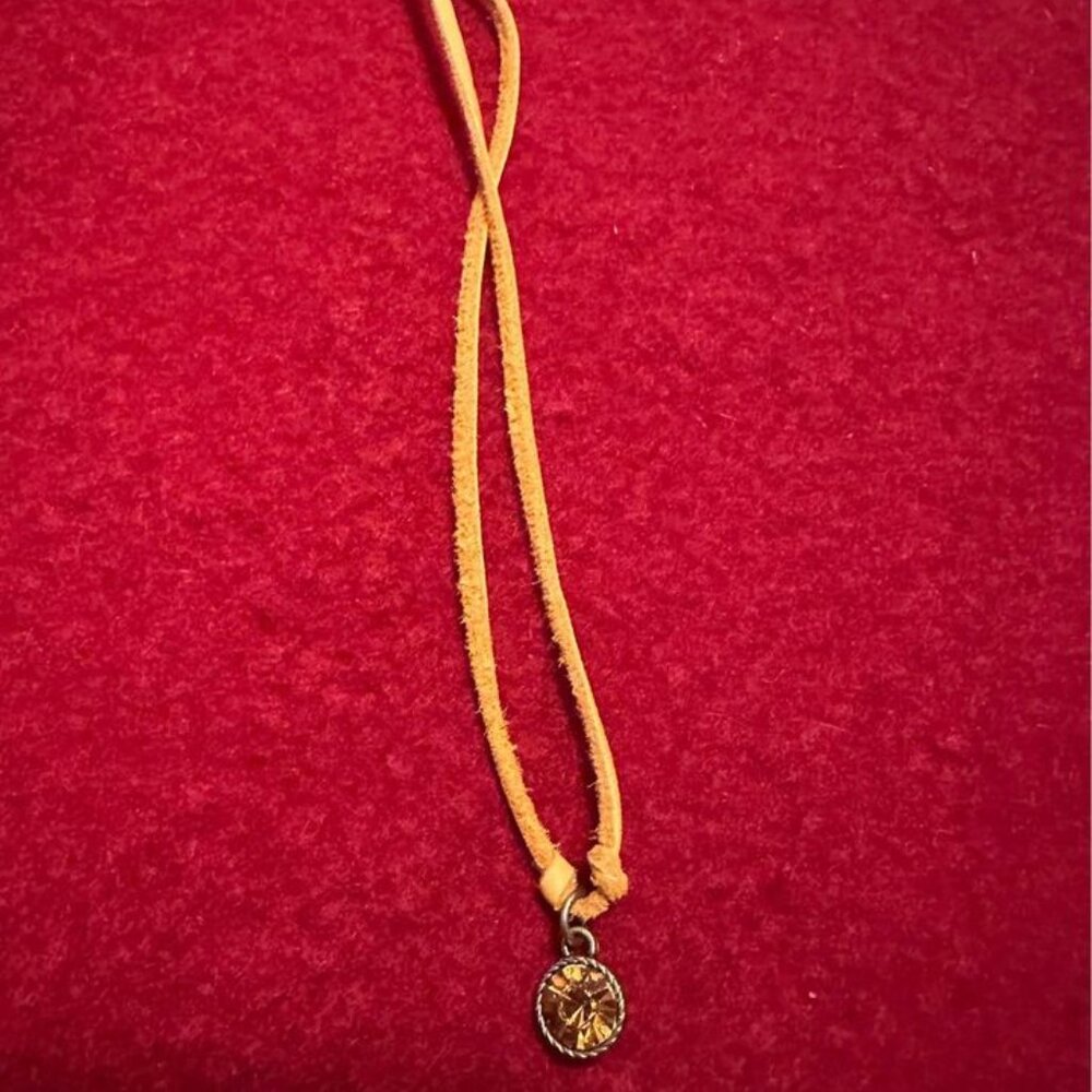 NWOT - Yellow Crystal Women's Necklace